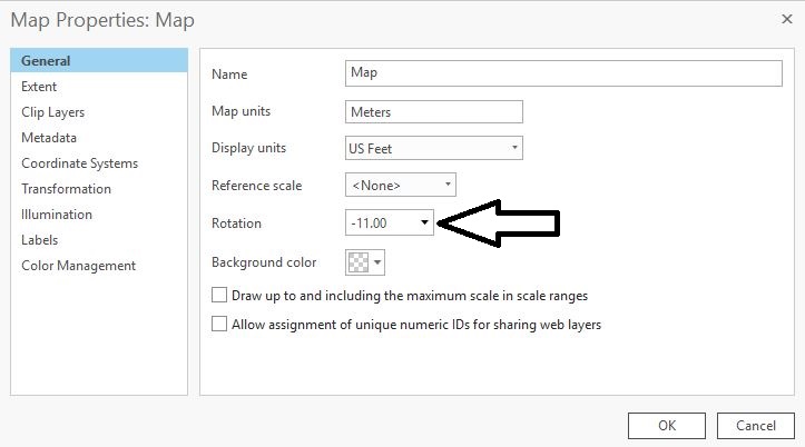 In ArcGIS Pro I Would Like To Be Able To Rotate Th Esri Community   474192 Custom Map Rotation.JPG